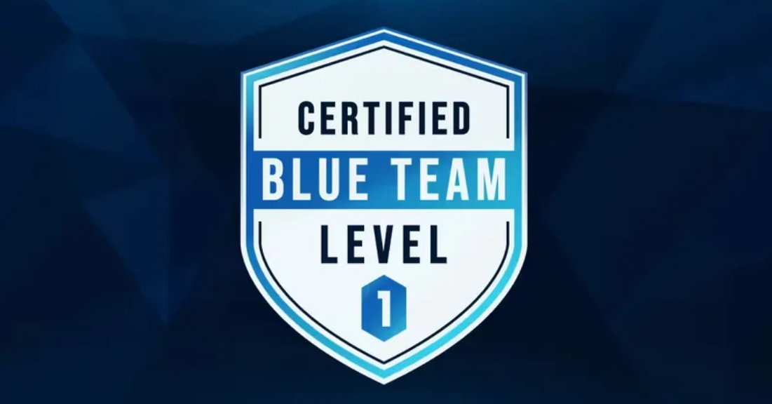 An image of the Blue Team 1 Badge.